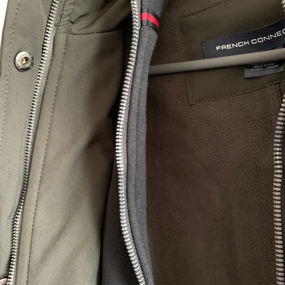 NWT FRENCH CONNECTION💥HP🎉Versatile Coat Olive, S - Picture 7 of 15